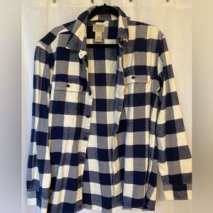 Men's L.L. Bean Flannel L NWOT